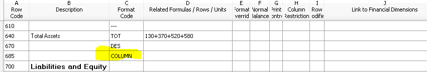 MR COLUMN Function