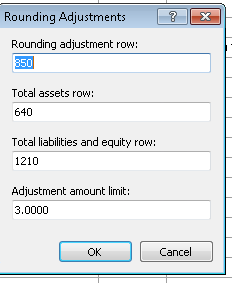 MR Rounding Adjustments