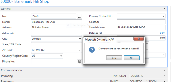 NAV Rename Record 3