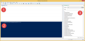 Windows PowerShell ISE in Dynamics NAV screen shot 2