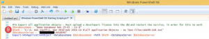 Windows PowerShell ISE in Dynamics NAV screen shot 5