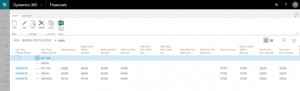 Dynamics 365 general posting setup for new company