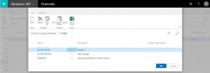 D365 column layout assisted setup