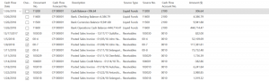 Dynamics NAV 2017 cash flow feature