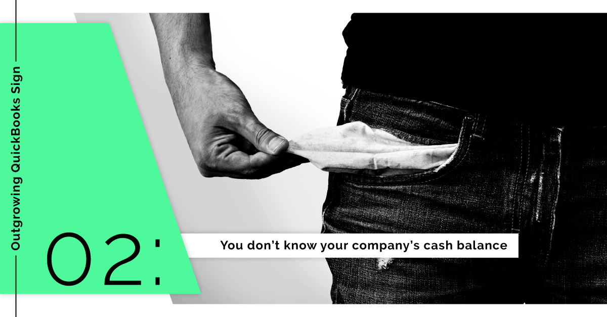 You don't know your company's cash balance
