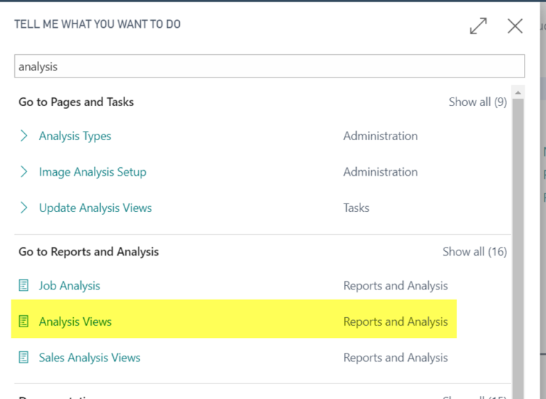 Set up Reporting by Dimensions in Business Central - Boyer & Associates