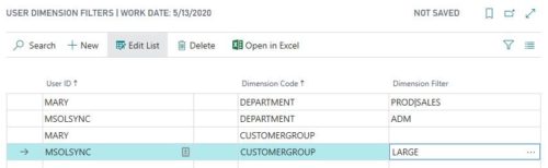 MEM extension for Business Central