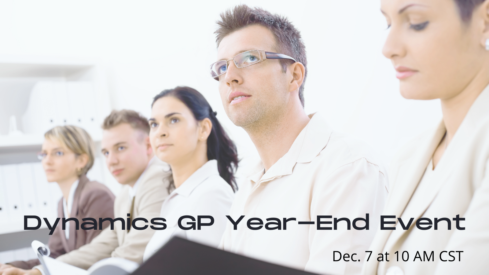 Dynamics GP year-end event promo