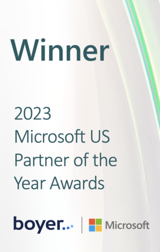 Microsoft US Partner of the Year badge