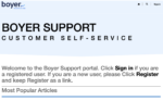 screenshot of portal for Microsoft Dynamics client support
