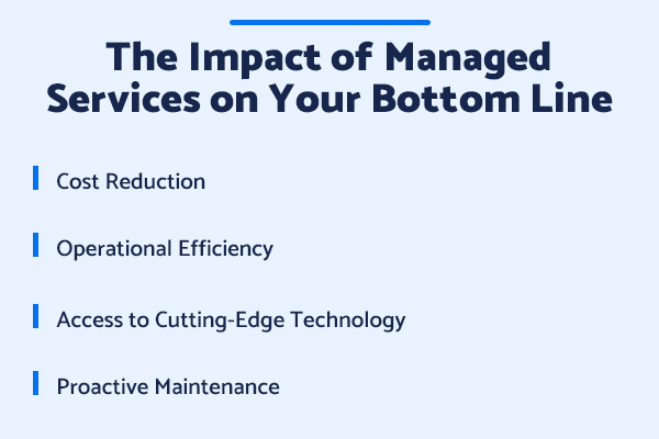 Organizations constantly seek ways to optimize their operations, increase efficiency, and reduce costs. MSPs offer a solution that can significantly impact your bottom line.