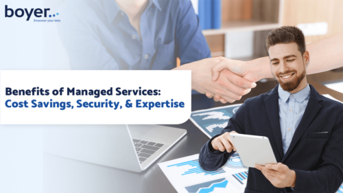 Benefits of managed services. Cost savings, expertise, and security