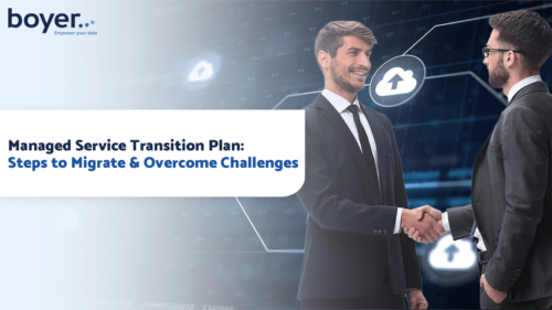 Managed service transition plan