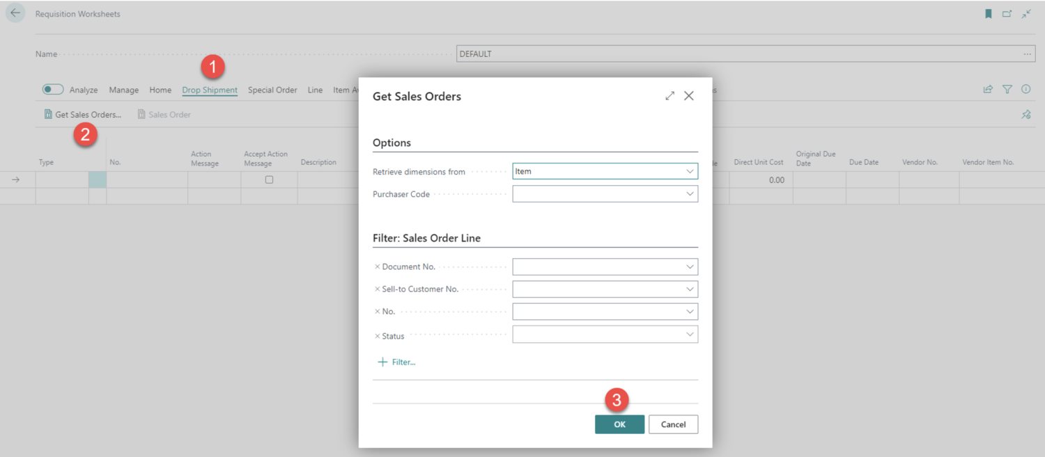 How to set up and use drop shipping in Business Central Boyer