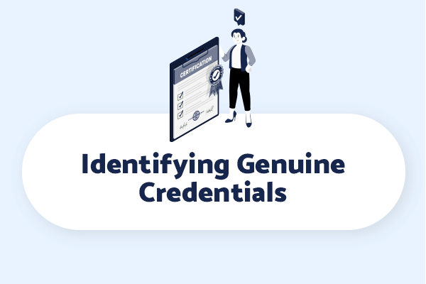 Identify genuine MSP credentials by checking for key certifications and verifying accreditation legitimacy