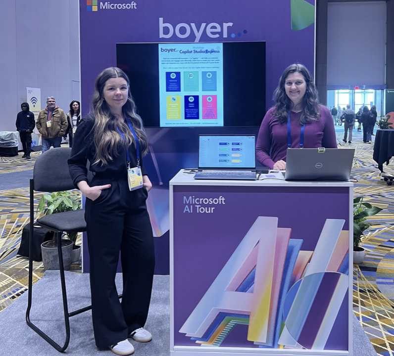 Boyer team at AI event in Detroit